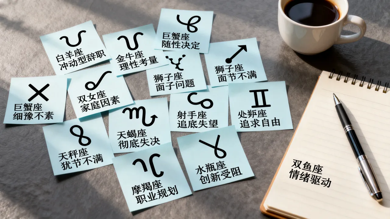 十二星座辞职申请怎么写？哪个星座最易冲动辞职？