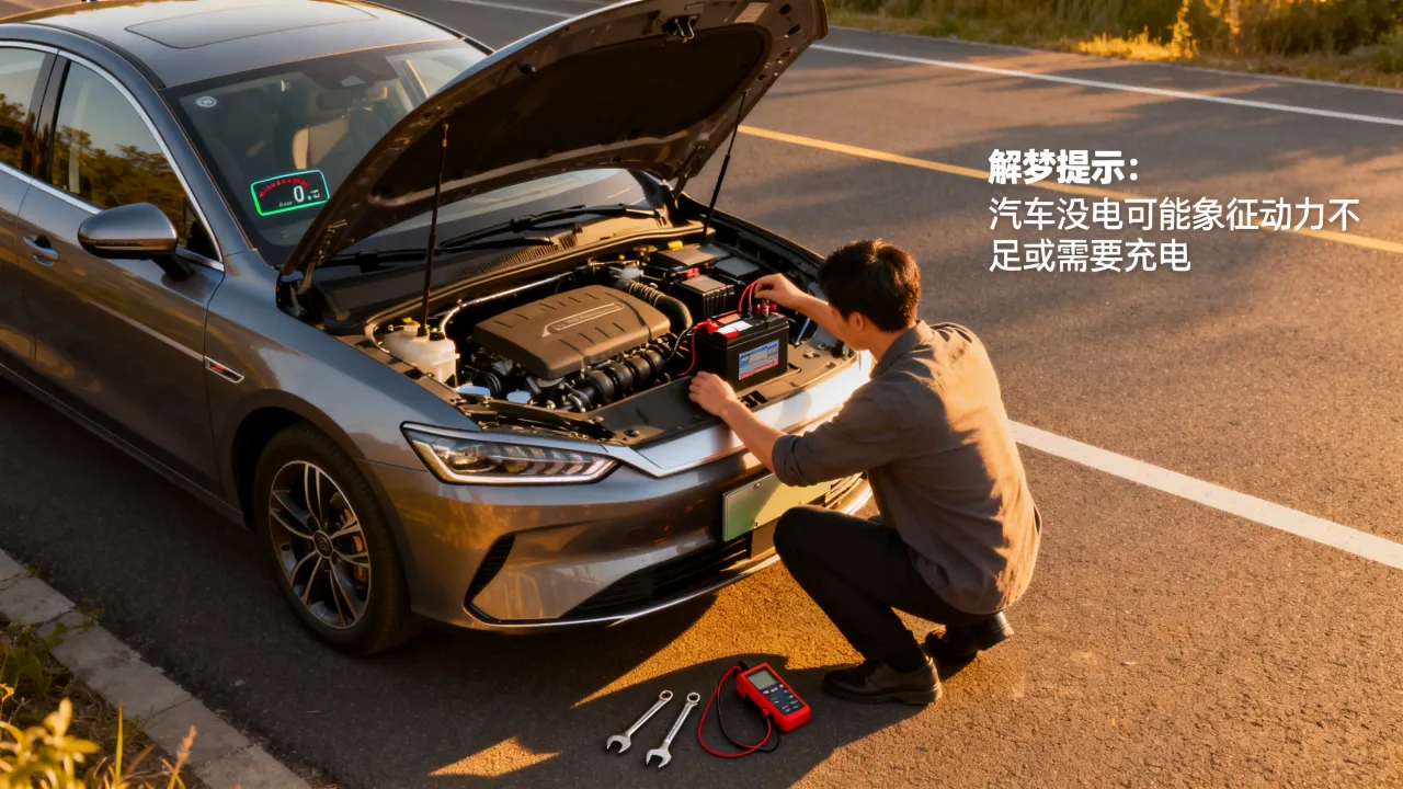 梦到了汽车没电了有什么意思吗,梦见汽车没电预示什么兆头 梦到了汽车没电了有什么意思吗,梦见汽车没电预示什么兆头