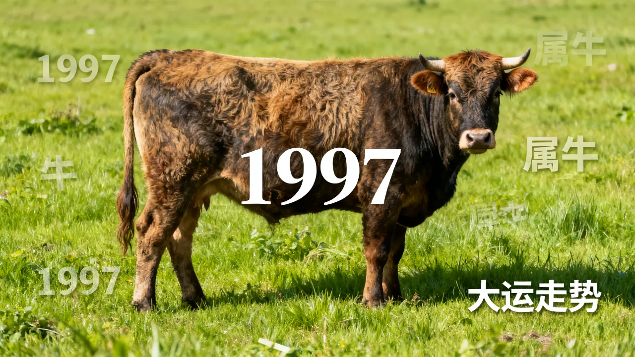 1997属牛命运如何,97年属牛一生大运走势详解 1997属牛命运如何,97年属牛一生大运走势详解
