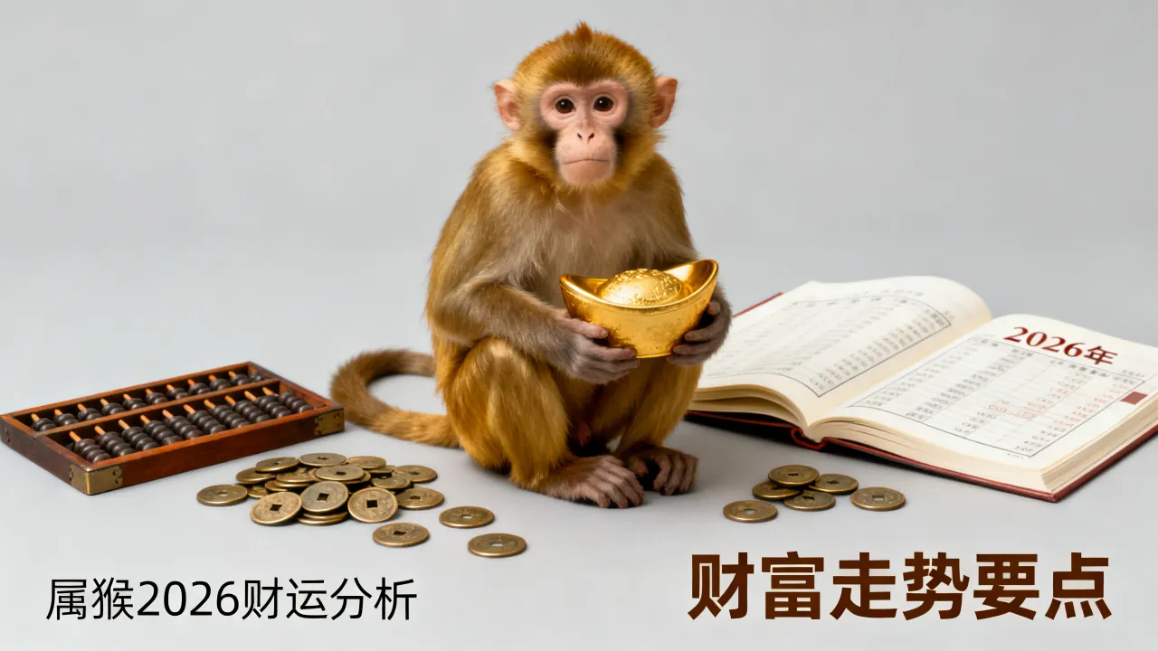 属猴2026财运如何？属猴人财富走势详解