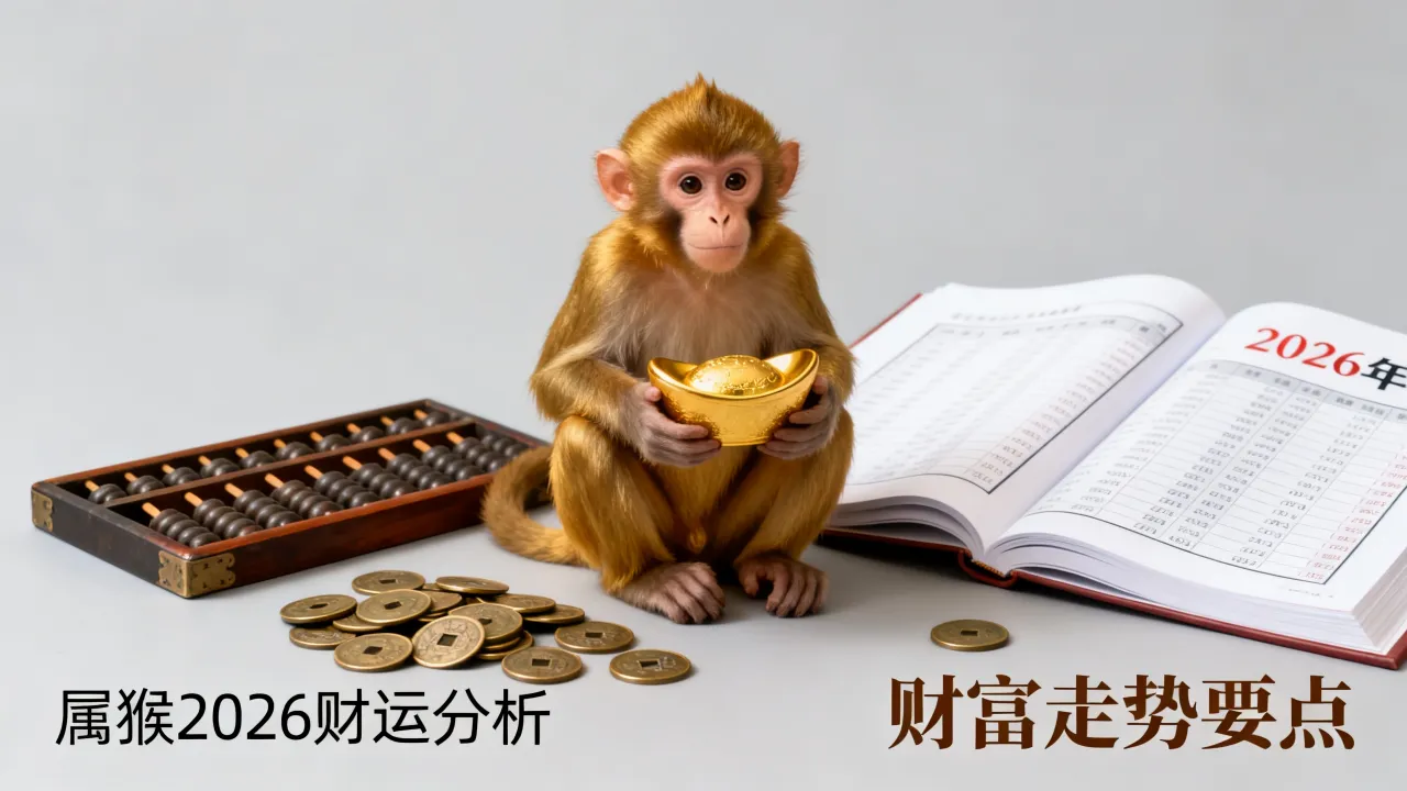 属猴2026财运如何?属猴人财富走势详解 属猴2026财运如何?属猴人财富走势详解
