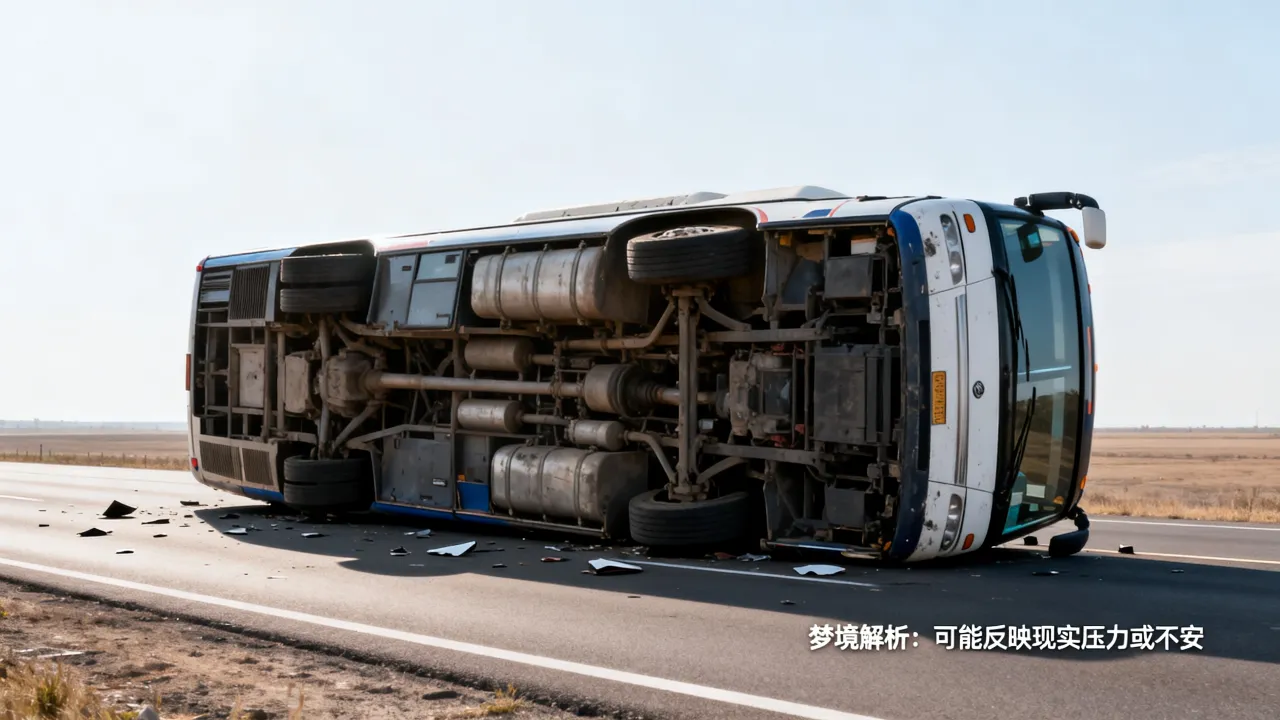 梦到了大客车翻车是不是好的征兆呢，梦见大客车翻车预示什么