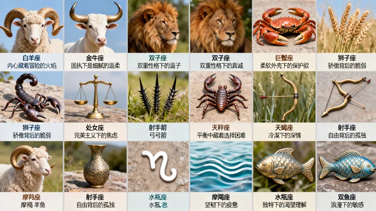 十二星座心底的秘密是什么，哪个星座最口是心非？