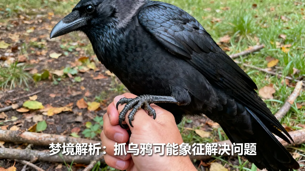 梦到抓乌鸦是啥意思，梦见抓乌鸦有什么预兆