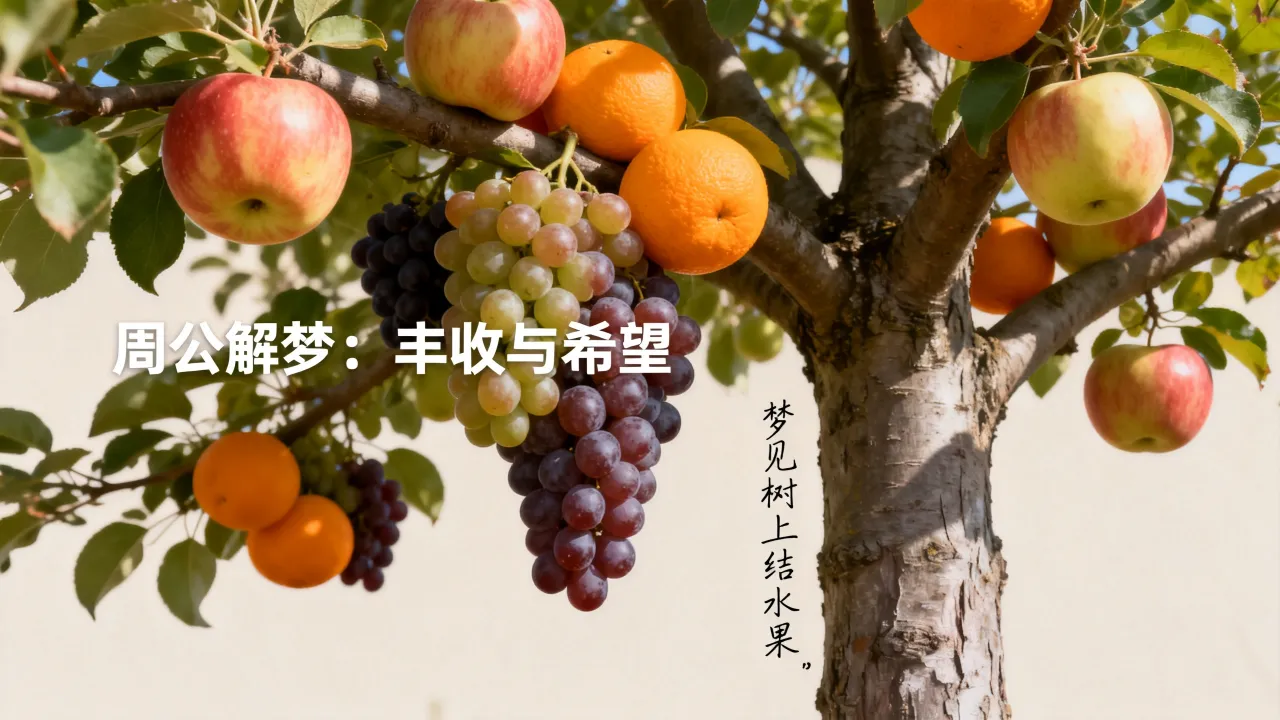梦见树上结水果预示什么，周公解梦梦见树上结满水果是什么预兆？