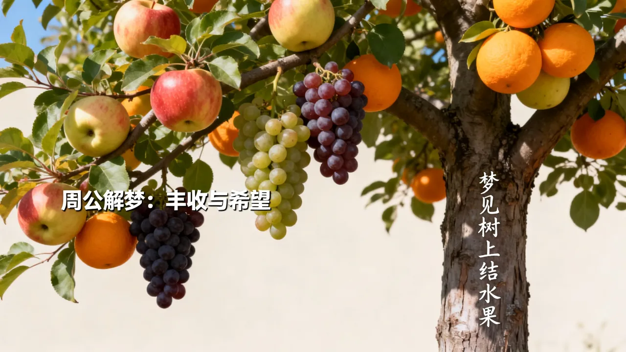梦见树上结水果预示什么，周公解梦梦见树上结满水果是什么预兆？