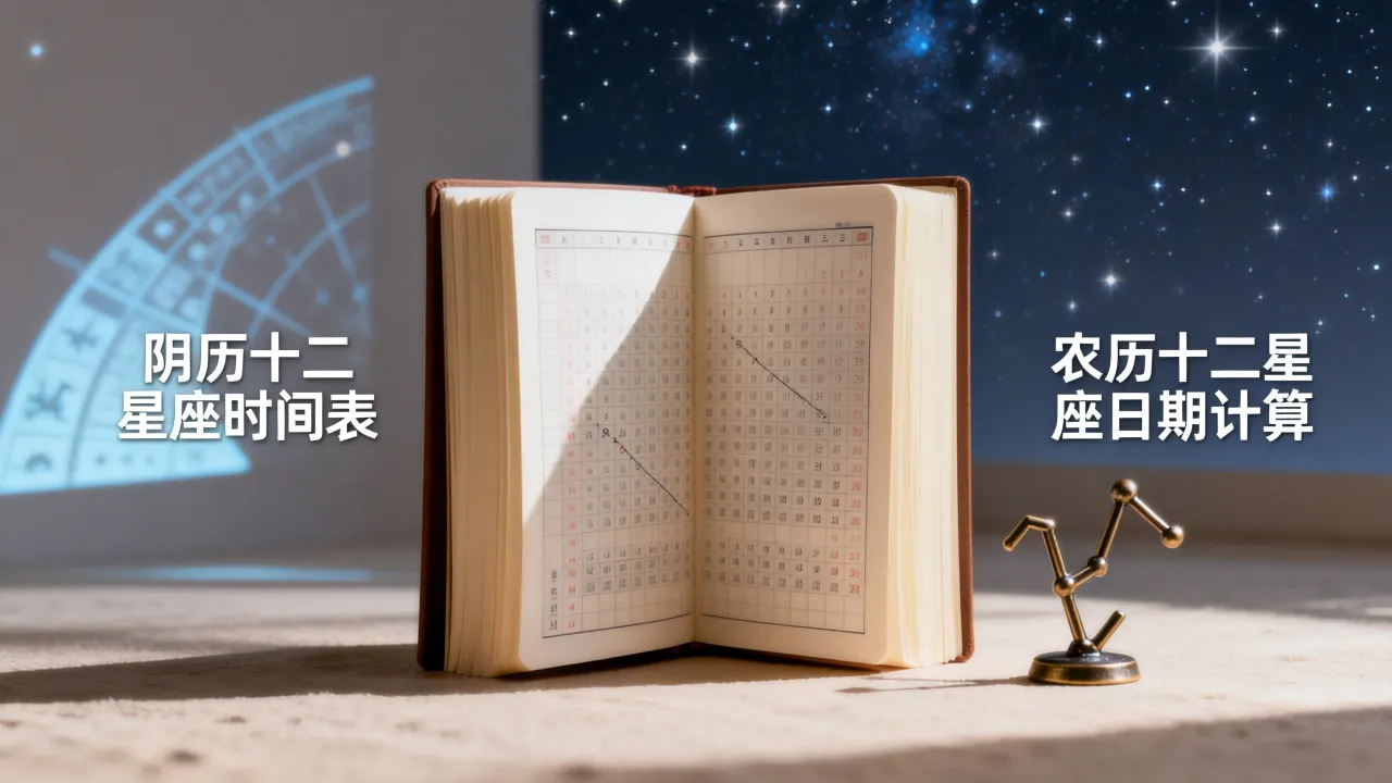 阴历十二星座时间表是什么?,农历十二星座日期怎么算? 阴历十二星座时间表是什么?,农历十二星座日期怎么算?
