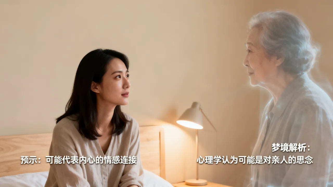 梦到与死去的人说话有什么含义，梦见和已故亲人交谈预示什么