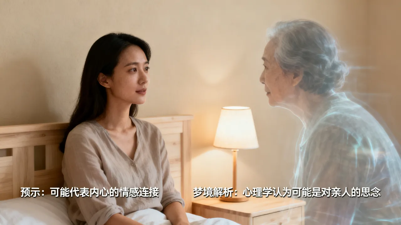 梦到与死去的人说话有什么含义，梦见和已故亲人交谈预示什么