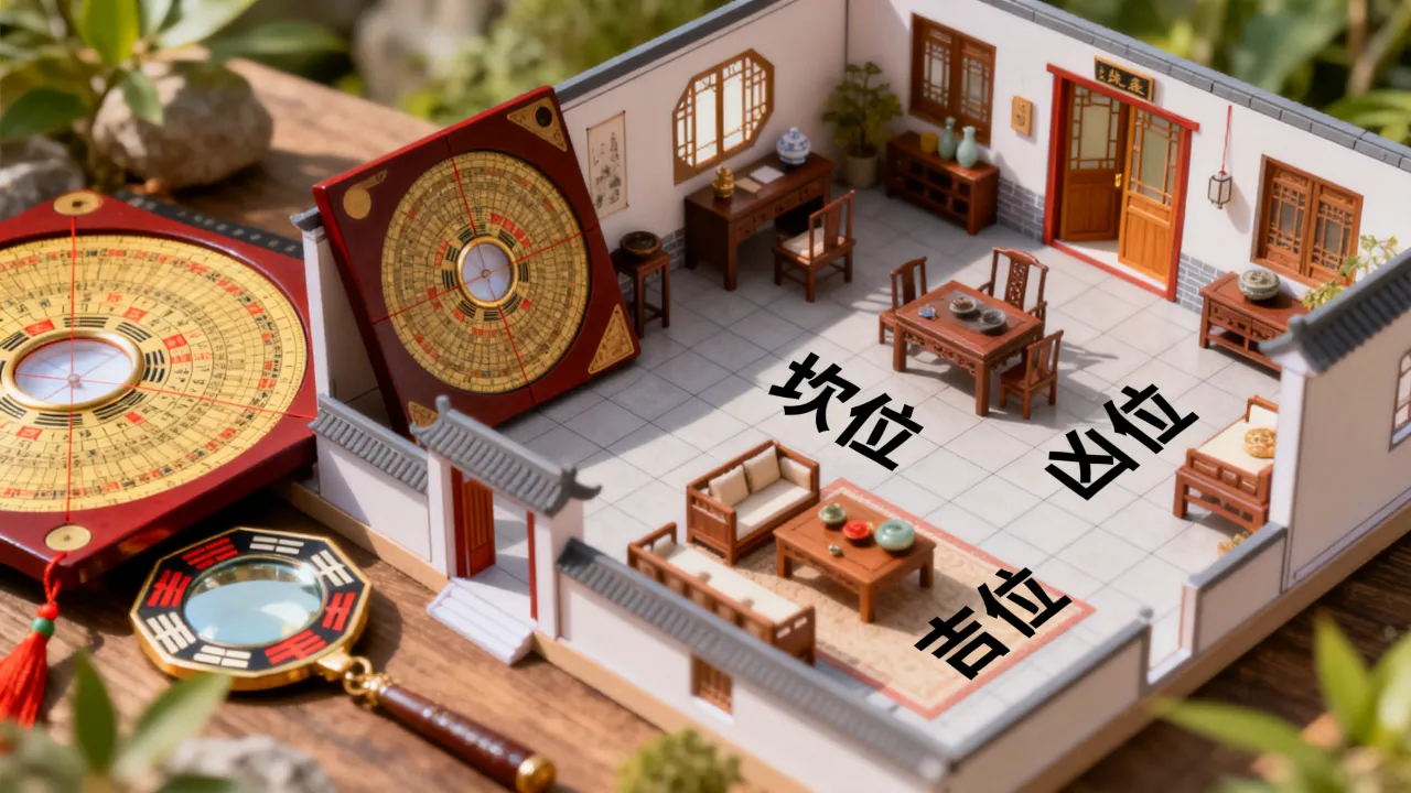 坎宅吉凶图怎么看？阳宅风水布局有哪些讲究与禁忌？