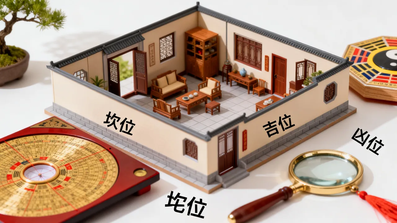 坎宅吉凶图怎么看？阳宅风水布局有哪些讲究与禁忌？
