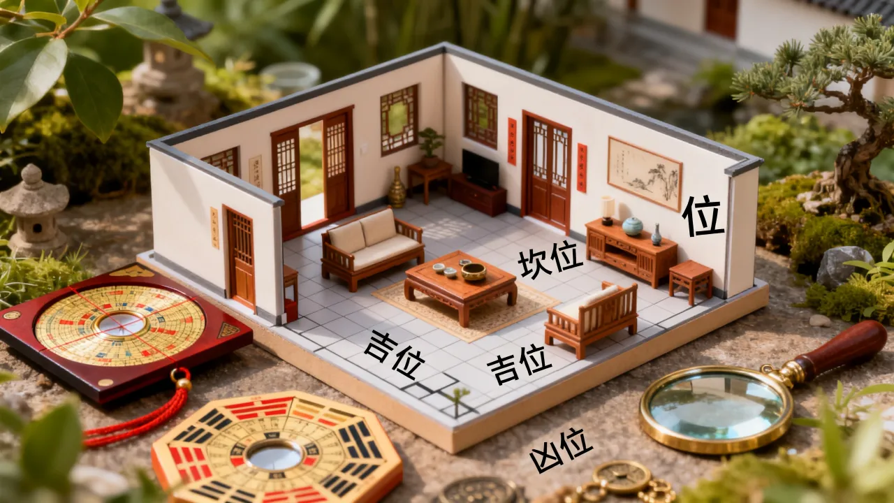 坎宅吉凶图怎么看？阳宅风水布局有哪些讲究与禁忌？