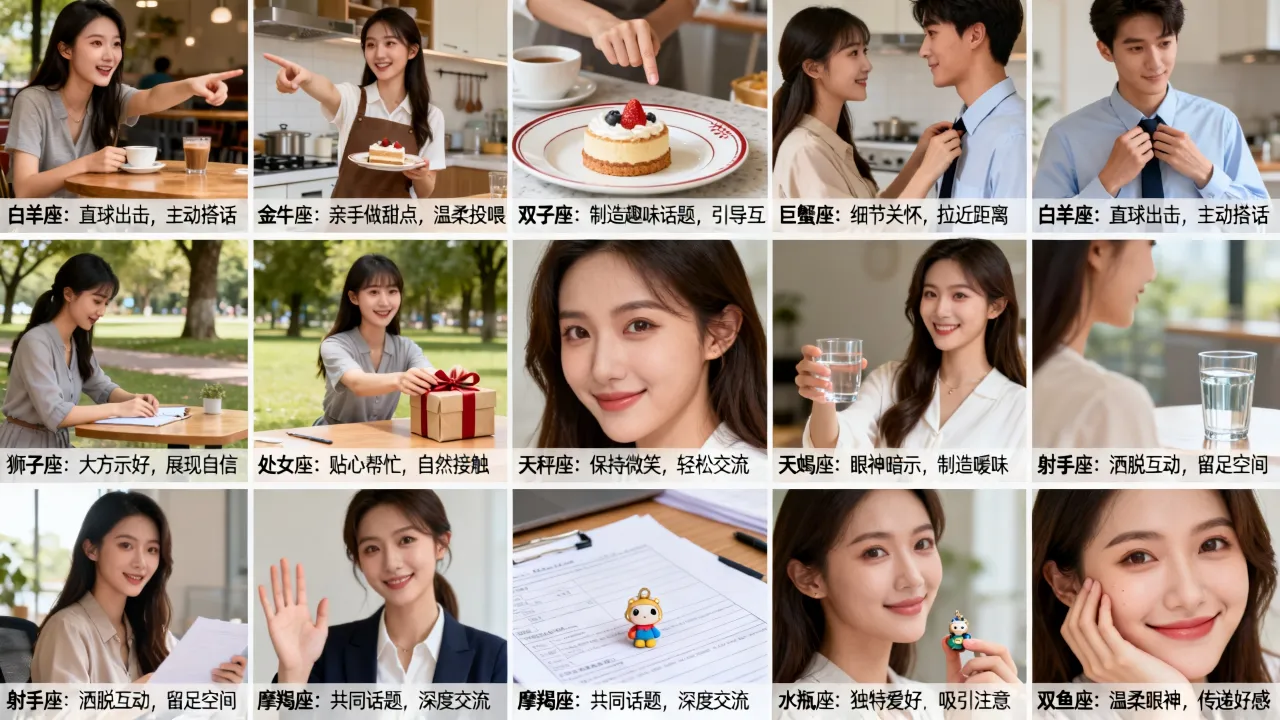 十二星座女怎么撩男生,十二星座女撩人技巧有哪些? 十二星座女怎么撩男生,十二星座女撩人技巧有哪些?