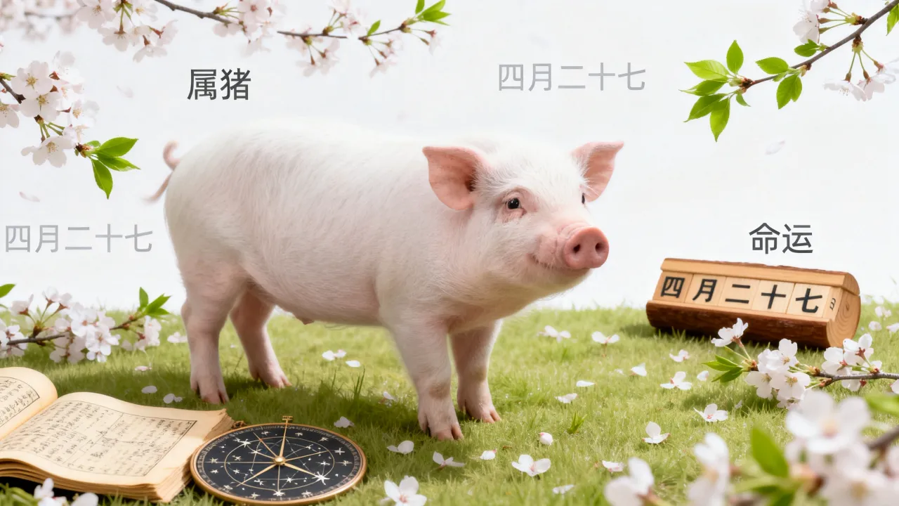 属猪阴历四月二十七出生的人命运好不好？是什么命