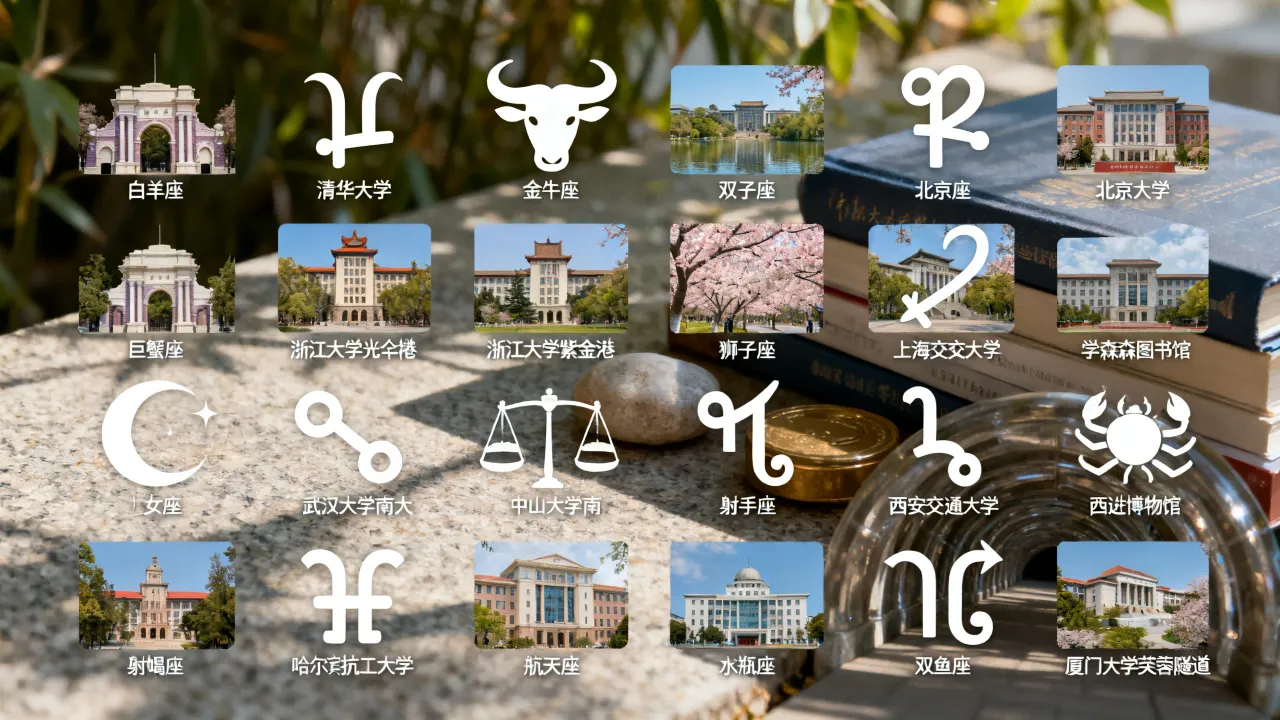十二星座匹配大学哪个最准？看看你的星座适合哪所高校