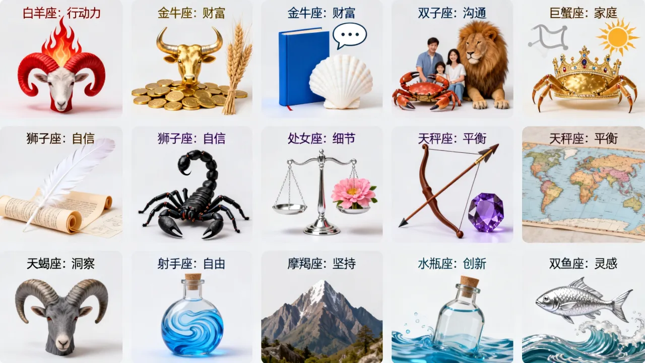 十二星座的收获是什么，如何把握星座好运？