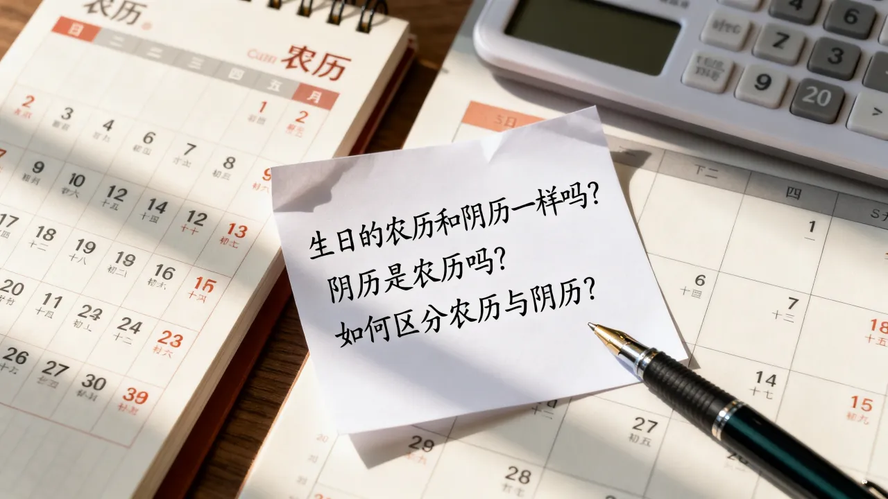生日的农历和阴历一样吗,阴历是农历吗怎么区分 生日的农历和阴历一样吗,阴历是农历吗怎么区分