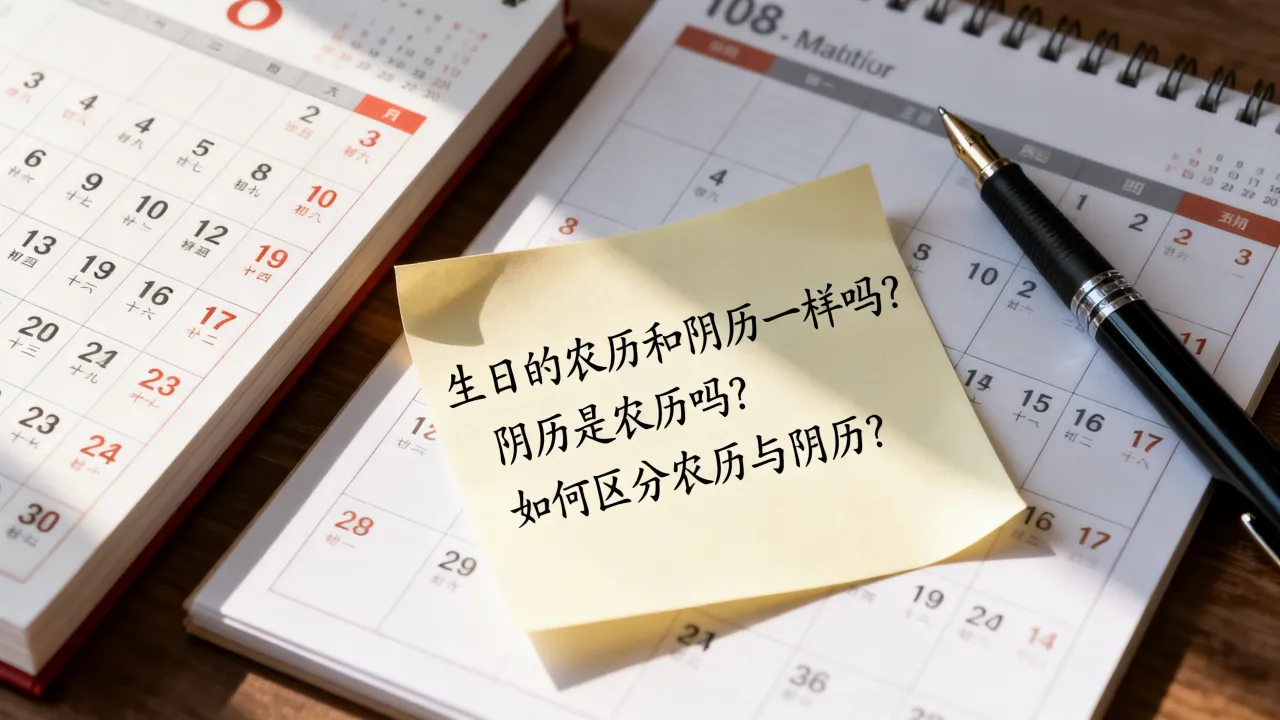 生日的农历和阴历一样吗,阴历是农历吗怎么区分 生日的农历和阴历一样吗,阴历是农历吗怎么区分