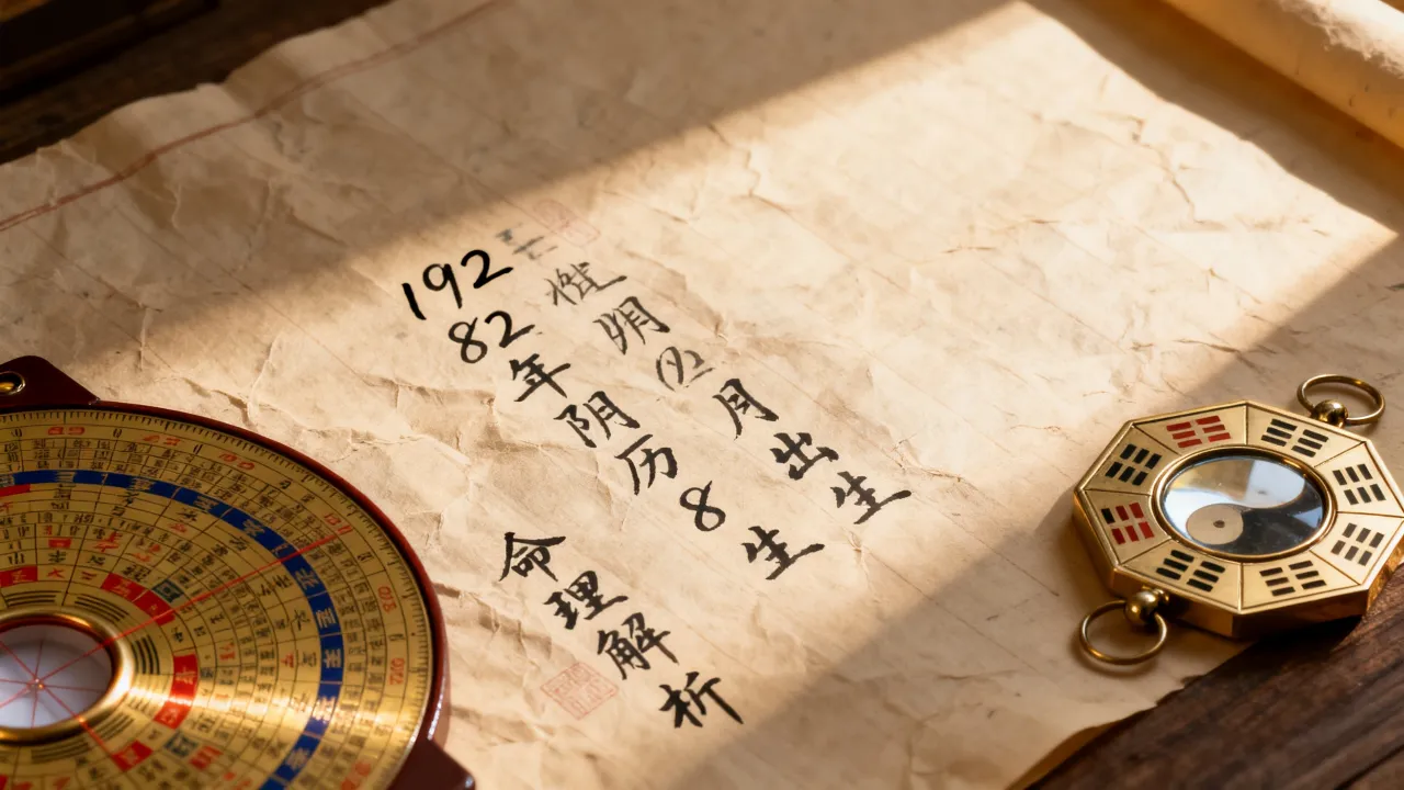 1982年阴历8月出生是什么命？命运如何解析