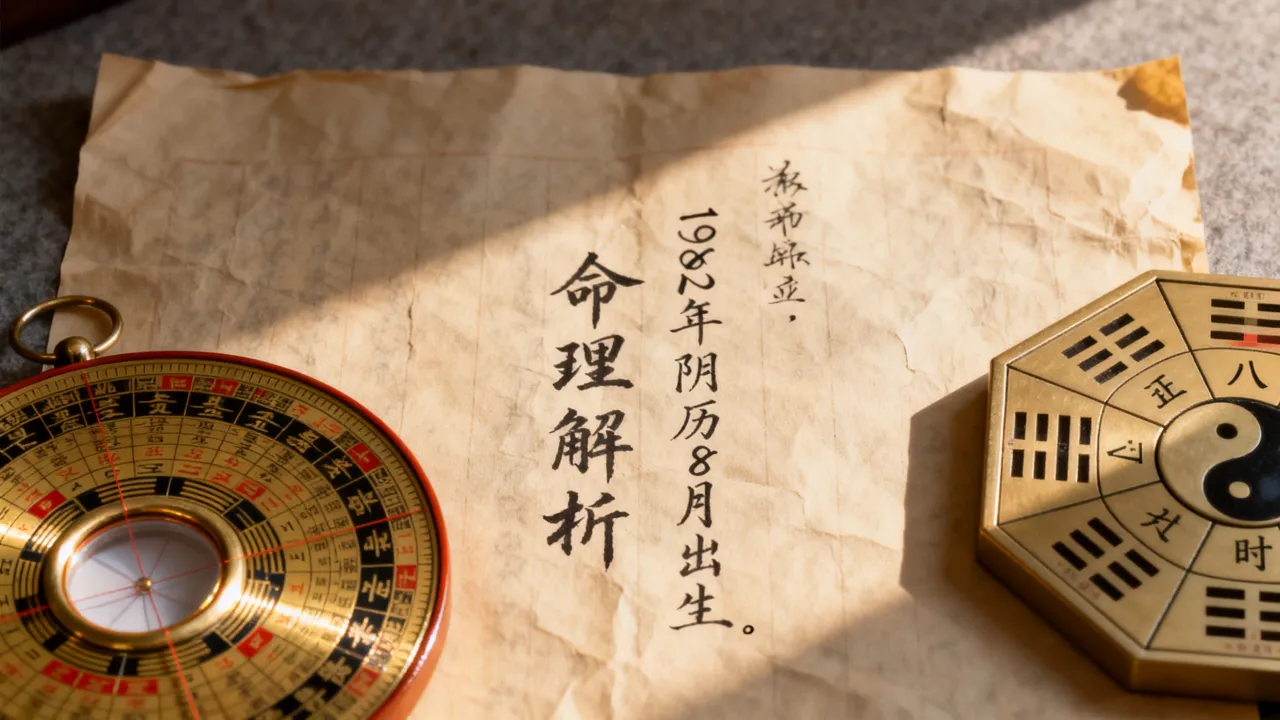 1982年阴历8月出生是什么命？命运如何解析