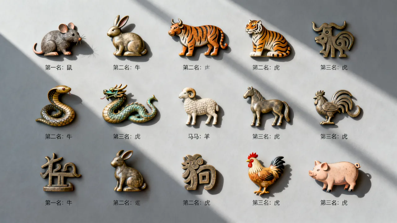 十二生肖排行榜第一名是谁,十二生肖排名顺序怎么排? 十二生肖排行榜第一名是谁,十二生肖排名顺序怎么排?