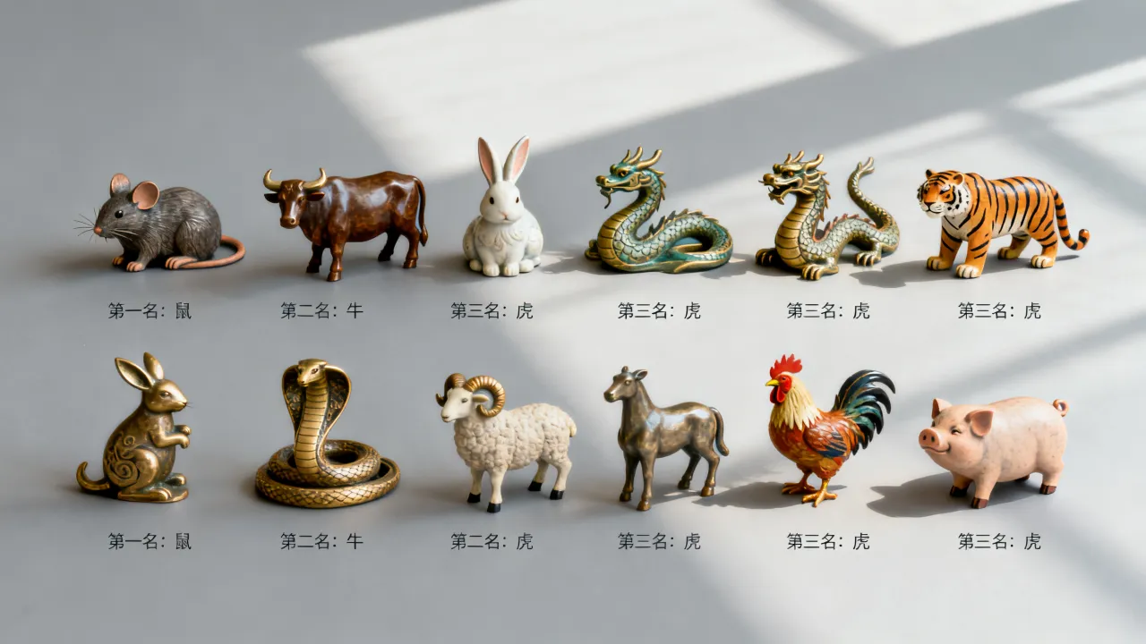 十二生肖排行榜第一名是谁，十二生肖排名顺序怎么排？