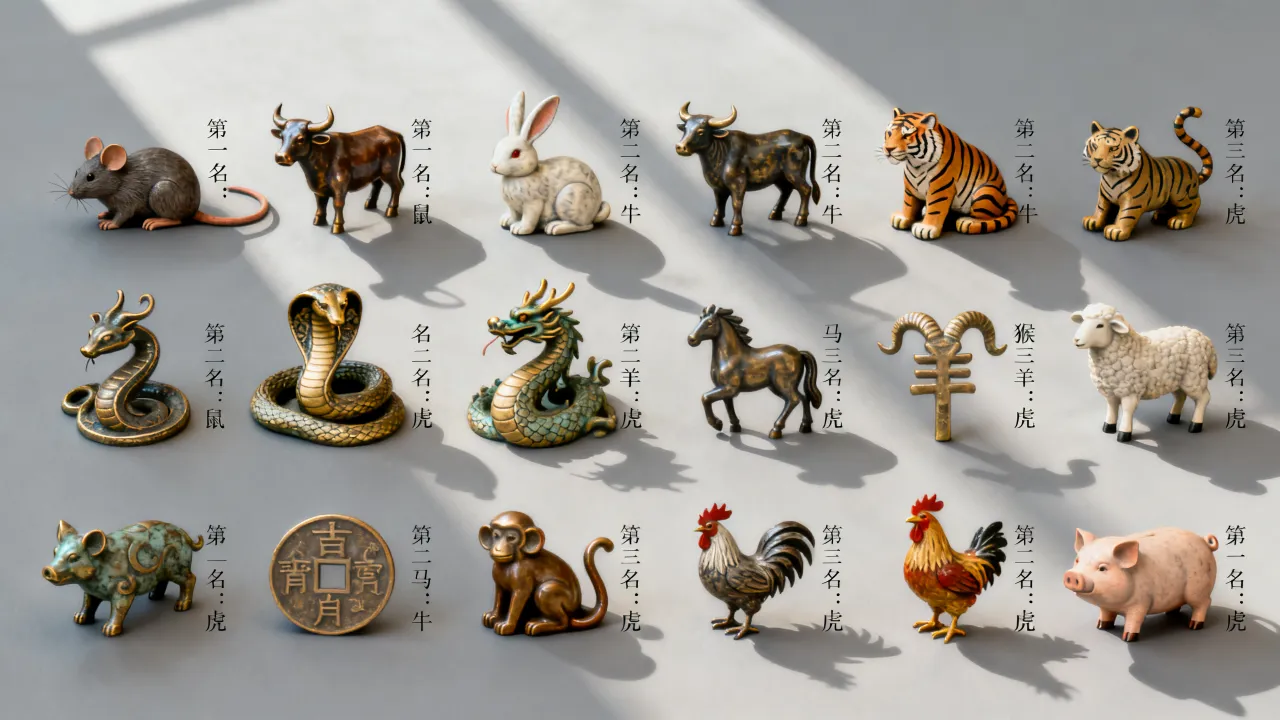 十二生肖排行榜第一名是谁,十二生肖排名顺序怎么排? 十二生肖排行榜第一名是谁,十二生肖排名顺序怎么排?