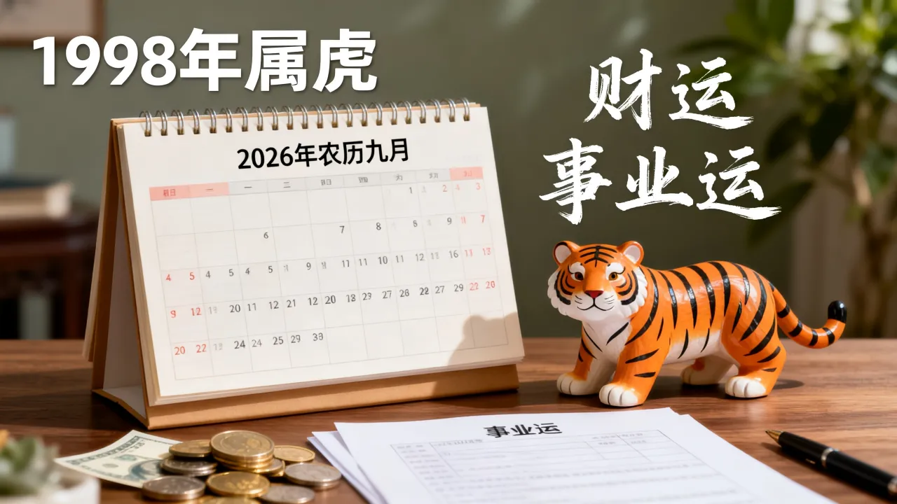 1998年属虎人2026年农历九月运势如何,属虎九月财运和事业运好吗? 1998年属虎人2026年农历九月运势如何,属虎九月财运和事业运好吗?