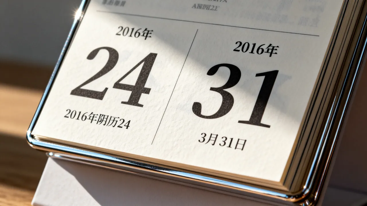 2016阴历24是几月几号,阳历是几号 2016阴历24是几月几号,阳历是几号