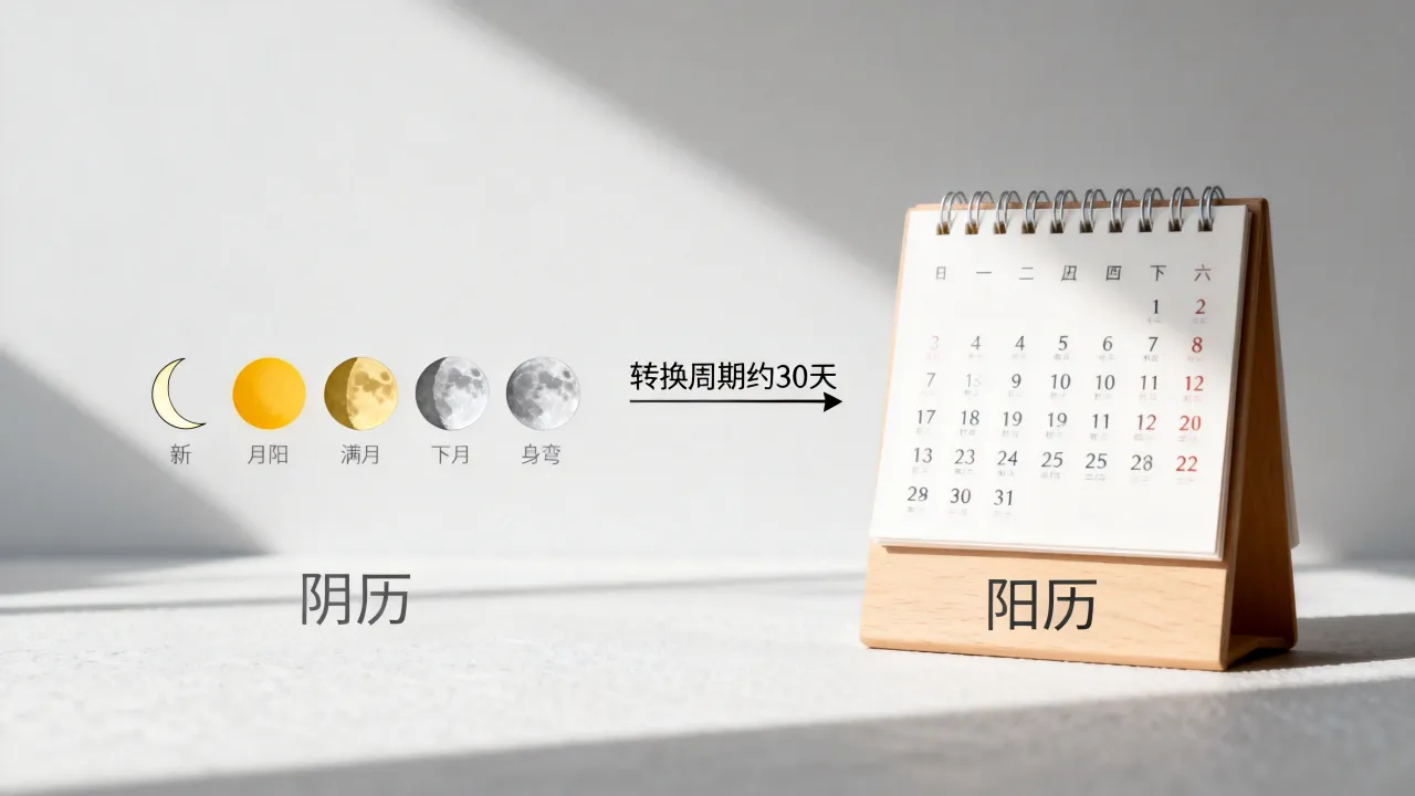 阴历和阳历差几天?阴历阳历转换周期要几天? 阴历和阳历差几天?阴历阳历转换周期要几天?