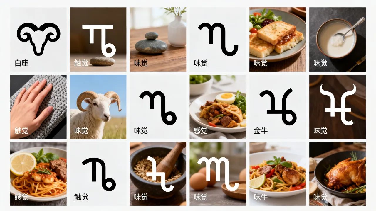 十二感官与星座的关系是什么，每个星座对应哪种感官？
