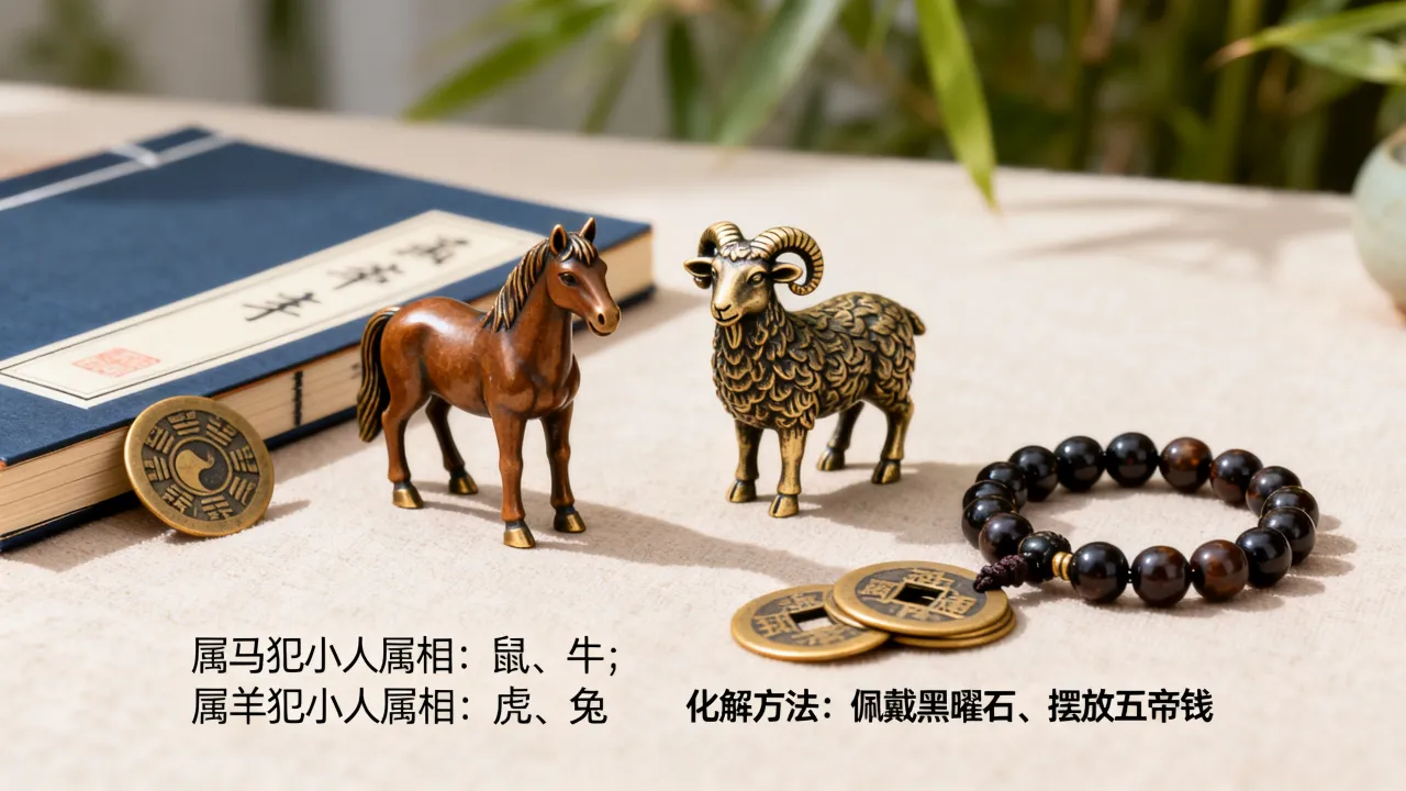 属马和属羊的小人属相是什么，犯小人的生肖怎么化解