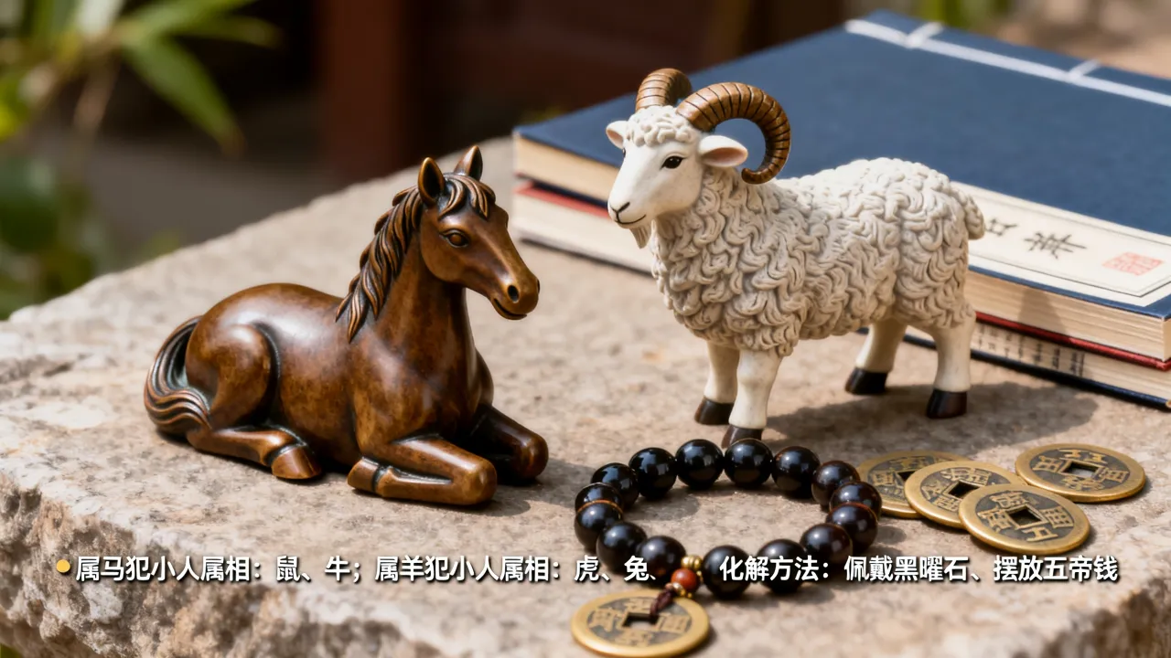 属马和属羊的小人属相是什么，犯小人的生肖怎么化解