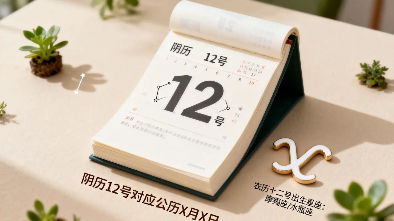 阴历12号是几月几号?农历十二号出生是什么星座 阴历12号是几月几号?农历十二号出生是什么星座