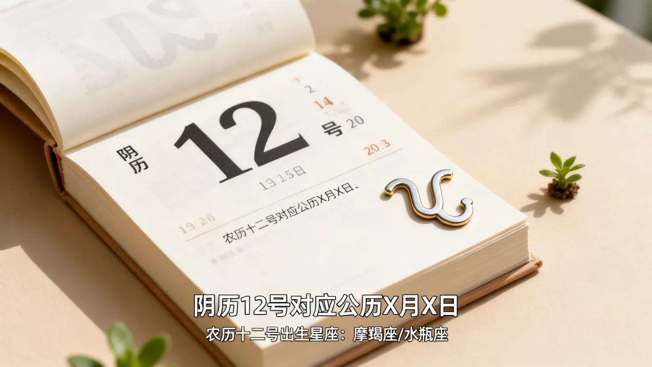 阴历12号是几月几号?农历十二号出生是什么星座 阴历12号是几月几号?农历十二号出生是什么星座