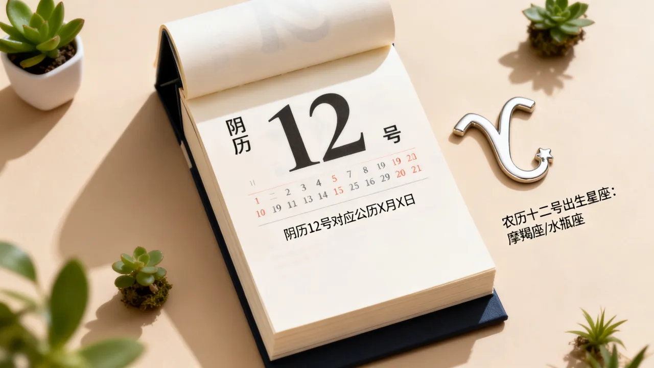 阴历12号是几月几号?农历十二号出生是什么星座 阴历12号是几月几号?农历十二号出生是什么星座