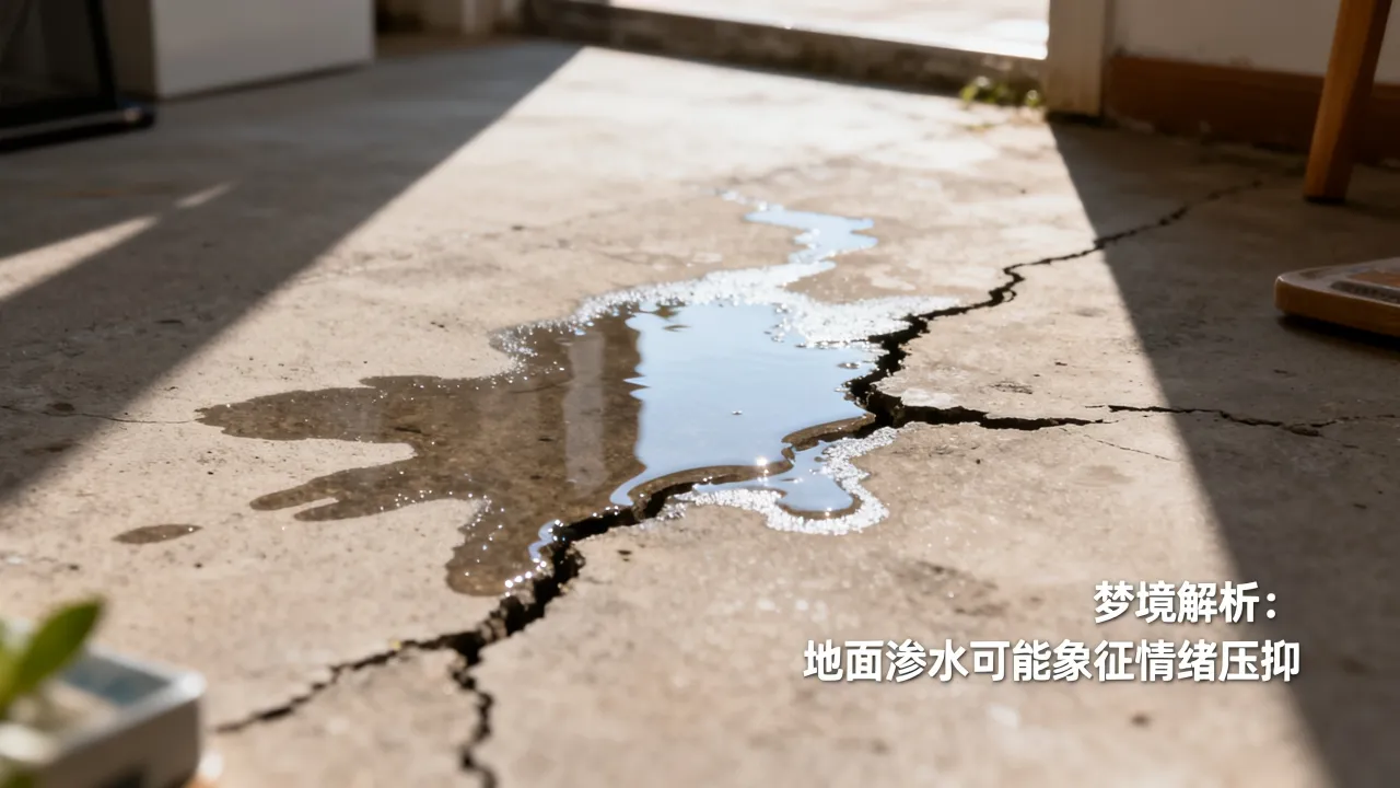 梦见地面渗水代表着什么?梦见地面渗水是啥预兆 梦见地面渗水代表着什么?梦见地面渗水是啥预兆