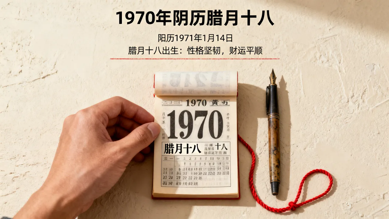 1970年阴历腊月十八是阳历几号,腊月十八出生的人命运如何 1970年阴历腊月十八是阳历几号,腊月十八出生的人命运如何