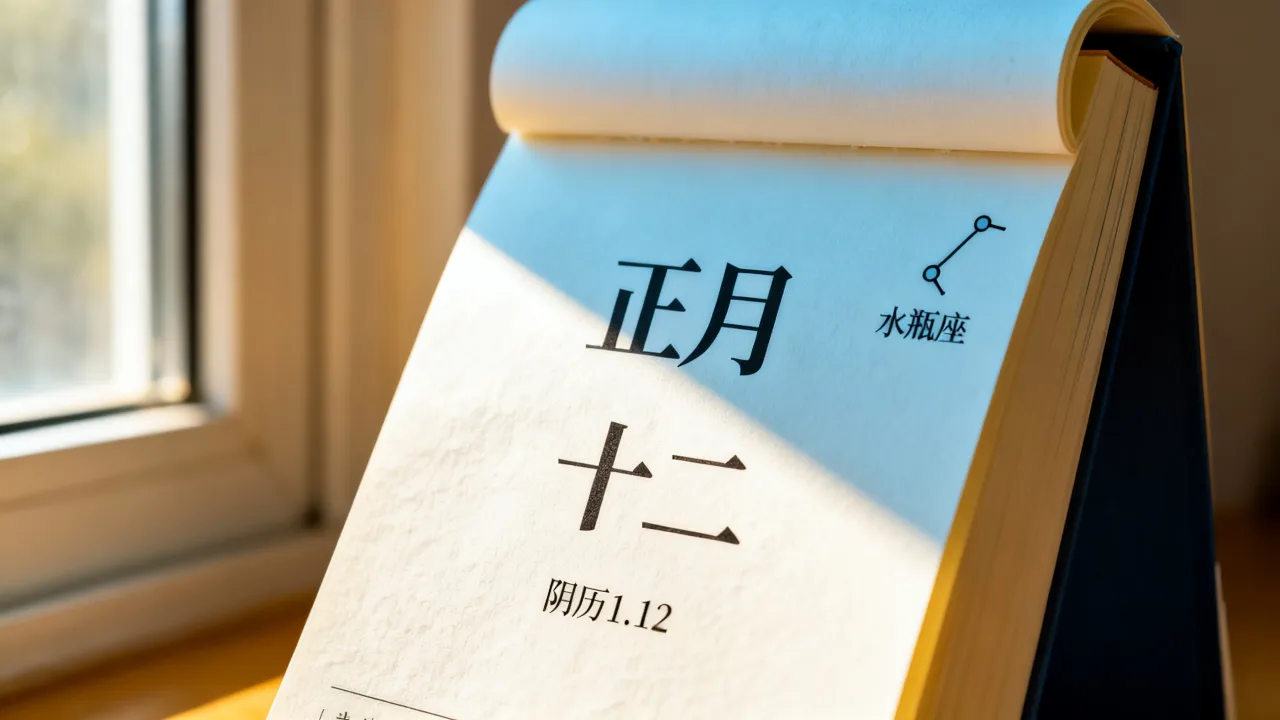阴历1.12是什么星座，农历正月十二对应的星座是哪个？