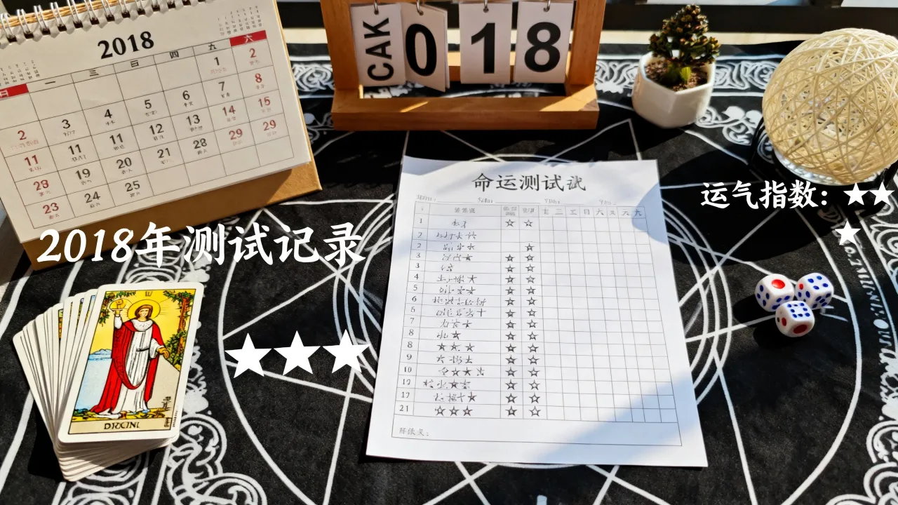 2018年命运测试我的运气如何，命运测试准吗？