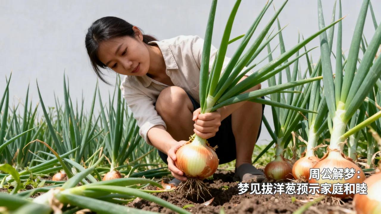 梦到拔洋葱是什么意思?周公解梦梦见拔洋葱有什么预兆 梦到拔洋葱是什么意思?周公解梦梦见拔洋葱有什么预兆