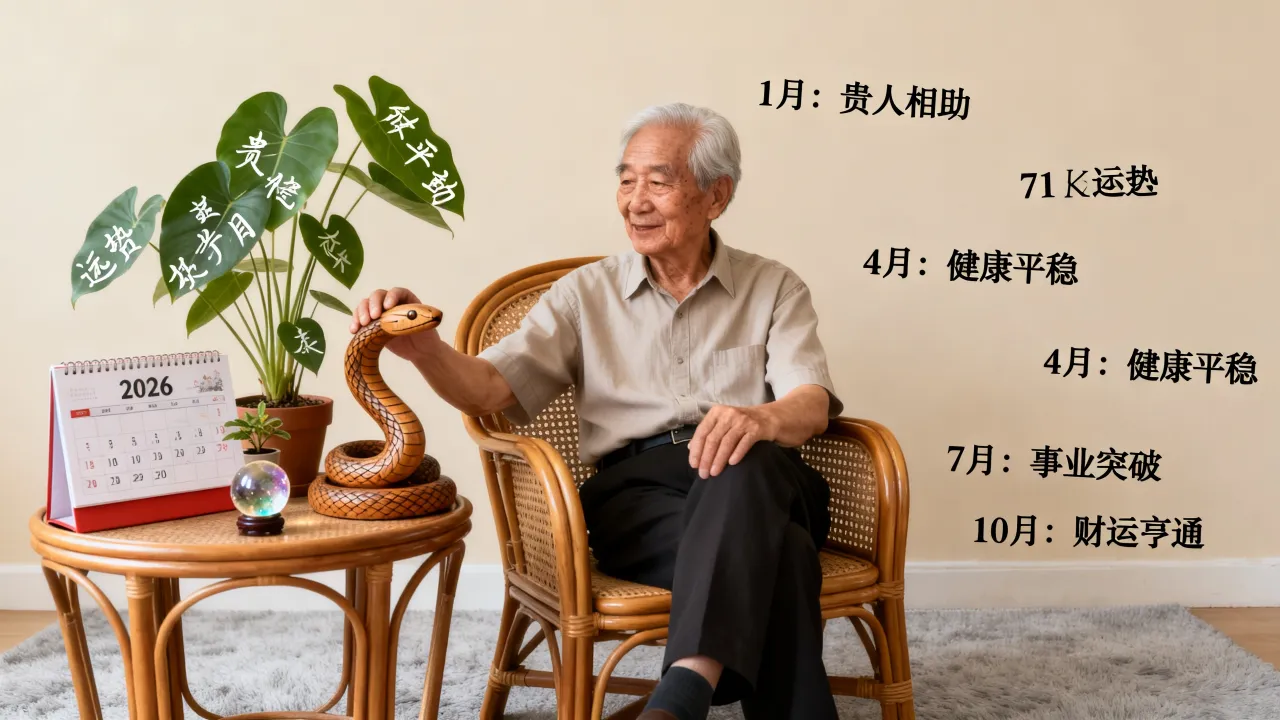 71岁生肖蛇2026年每月运势详解,生肖蛇2026年每月运势如何? 71岁生肖蛇2026年每月运势详解,生肖蛇2026年每月运势如何?