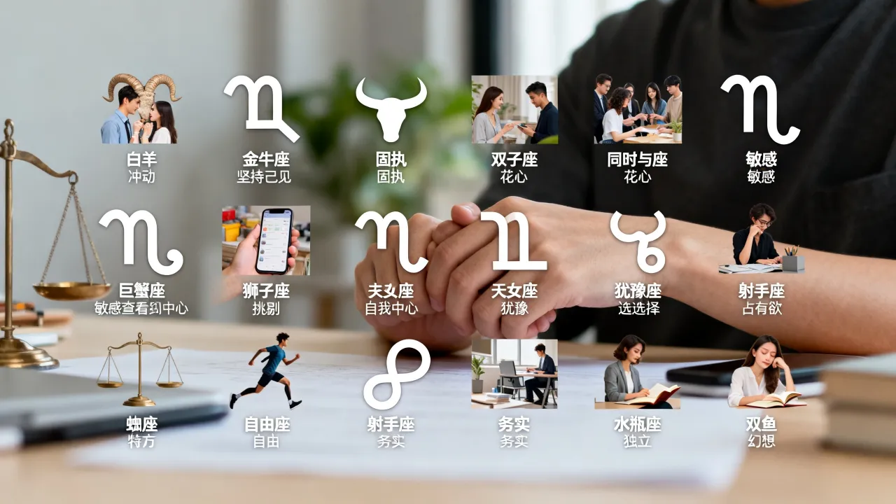十二星座恋爱中最容易犯什么错，哪个星座最专情？