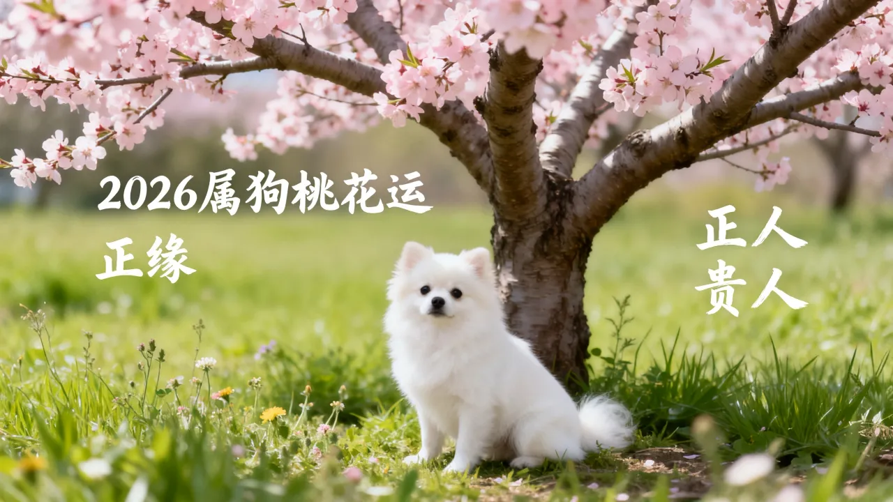 2026属狗人的桃花运怎么样，2026属狗桃花运详细分析如何。