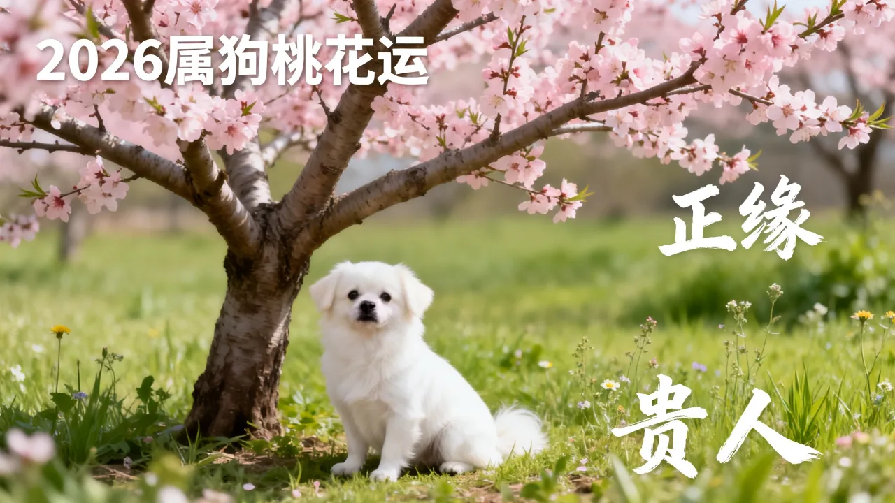 2026属狗人的桃花运怎么样，2026属狗桃花运详细分析如何。