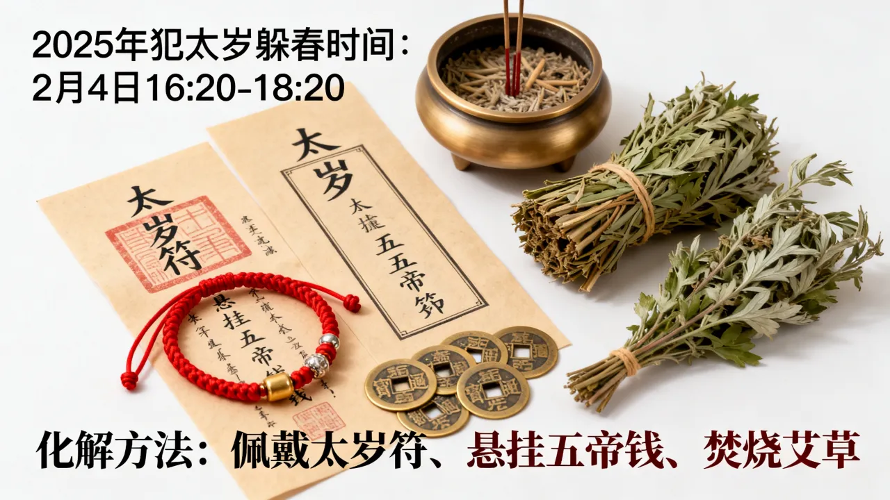 犯小太岁怎么化解吉凶,2025年犯太岁躲春最佳时间和方法 犯小太岁怎么化解吉凶,2025年犯太岁躲春最佳时间和方法