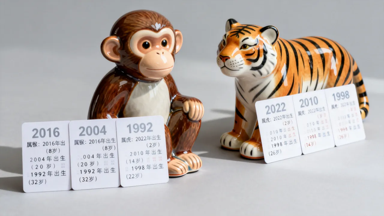 属猴今年多少岁,属虎的哪年出生 属猴今年多少岁,属虎的哪年出生