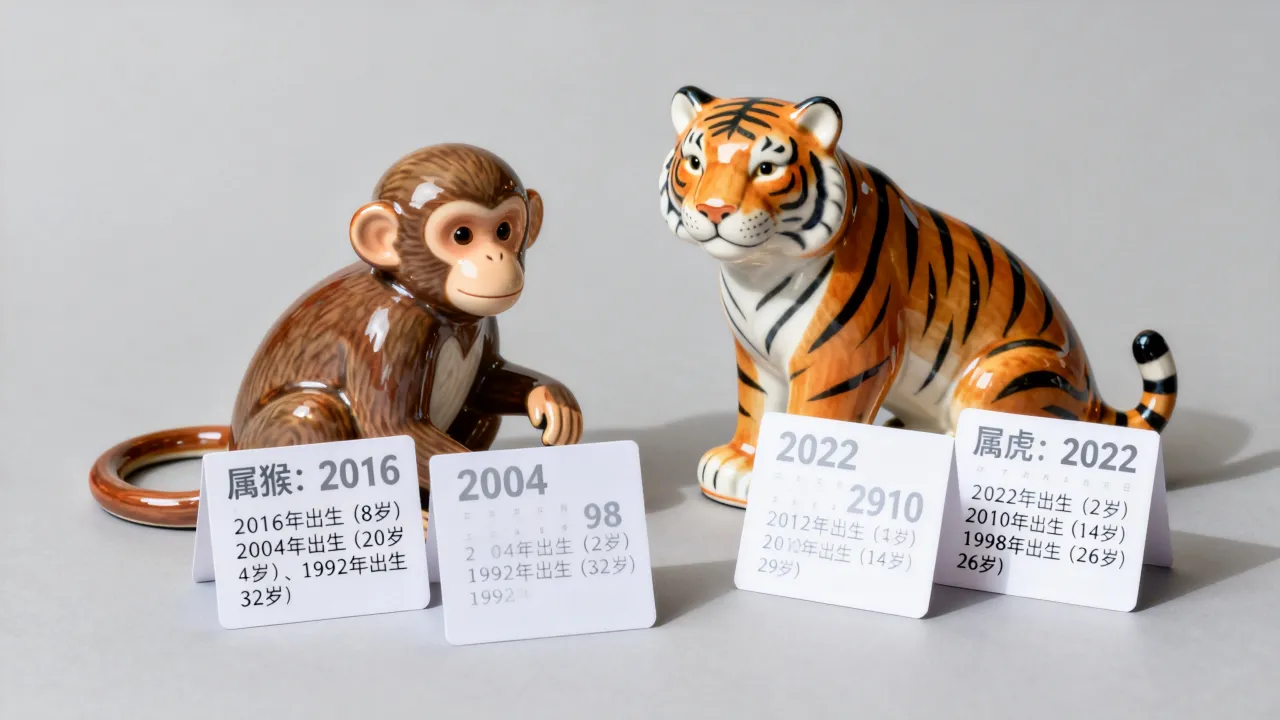 属猴今年多少岁,属虎的哪年出生 属猴今年多少岁,属虎的哪年出生
