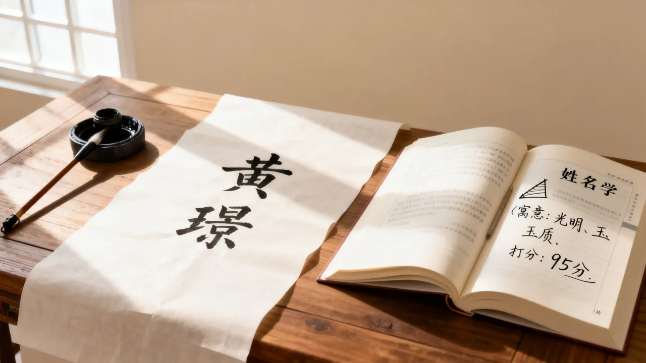宝宝起名黄璟什么好呢，黄璟名字寓意及打分怎么样