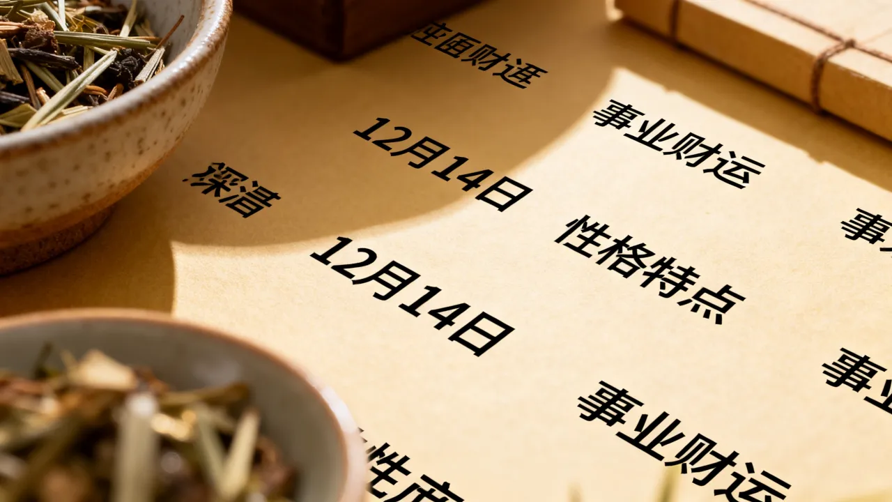 12月14日出生的人命运如何,天生性格特点与事业财运详解? 12月14日出生的人命运如何,天生性格特点与事业财运详解?
